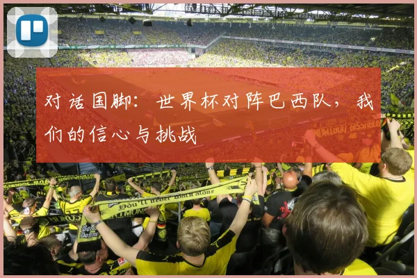 对话国脚：世界杯对阵巴西队，我们的信心与挑战