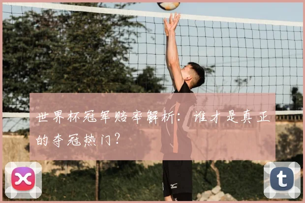 世界杯冠军赔率解析:谁才是真正的夺冠热门?